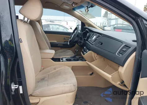 2016 Kia Sedona Lx из США, поврежденный, VIN KNDMB5C17G6146884